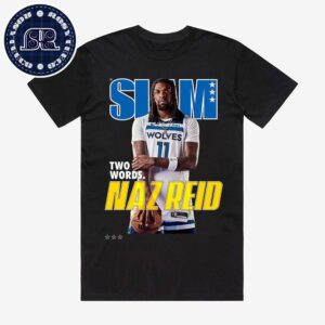 SLAM 251 Cover Tee Two Words Naz Reid Minnesota Timberwolves Classic T-Shirt