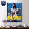 SLAM 251 Two Words Naz Reid Minnesota Timberwolves Gold The Metal Editions Home Decor Poster Canvas