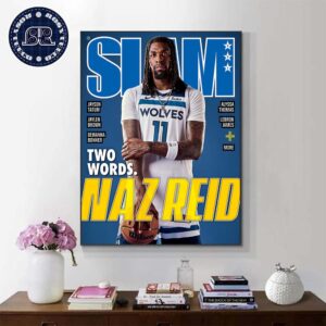 SLAM 251 Two Words Naz Reid Minnesota Timberwolves Wall Decor Poster Canvas