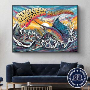 Slightly Stoopid In Jacksonville Florida At Daily’s Place On August 1 2024 Slightly Dirty Summer Tour 2024 Wall Decor Poster  Canvas