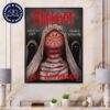 Slipknot 2024 Tour Poster 25th Anniversary In Burgettstown PA At The Pavilion at Star Lake On August 7 2024 Home Decor Poster Canvas