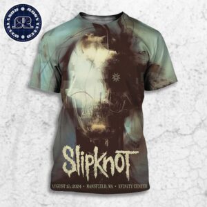 Slipknot Event Poster 25th Anniversary Tour At Xfinity Center In Mansfield MA On August 15 2024 All Over Print Shirt