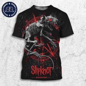 Slipknot Official Poster For Tour 2024 In New York NY At Madison Square Garden On August 12 2024 All Over Print Shirt