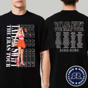 Taylor Swift The Eras Tour 1989 Merch Tee Two Sides Print Unisex T-Shirt