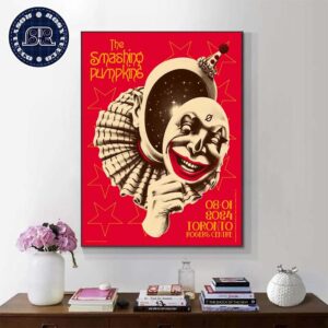 The Smashing Pumpkins Concert Poster In Toronto At Rogers Centre On August 1 2024 Home Decor Poster Canvas