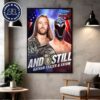 WWE NXT The Great American Bash Ethan Page And Still WWE NXT Champion Home Decor Poster Canvas