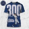 Congrats Aaron Judge Hits His 300th Career Home Run All Over Print Shirt